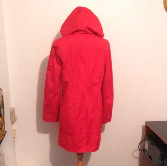 Michael Michael Kors Red Lined Hooded Jacket - Picture 6 of 6